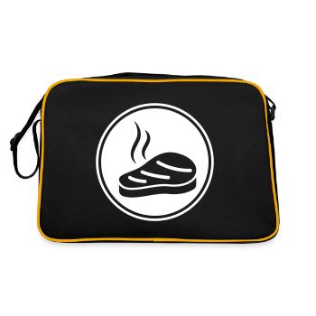 Steak Grill - Retro Bag - black/gold - Back
