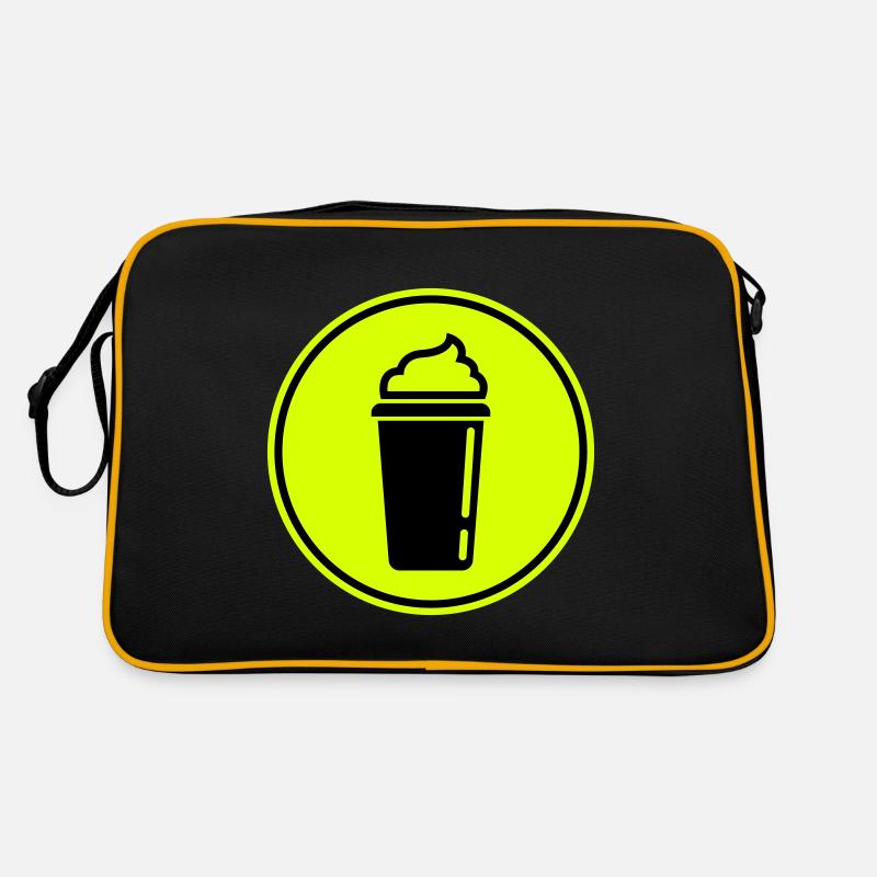 Coffee Icon Retro Bag