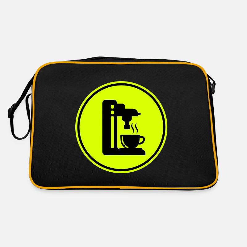 Coffee machine symbol Retro Bag