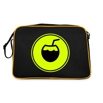 Coconut Icon Icon - Retro Bag - black/gold - Back