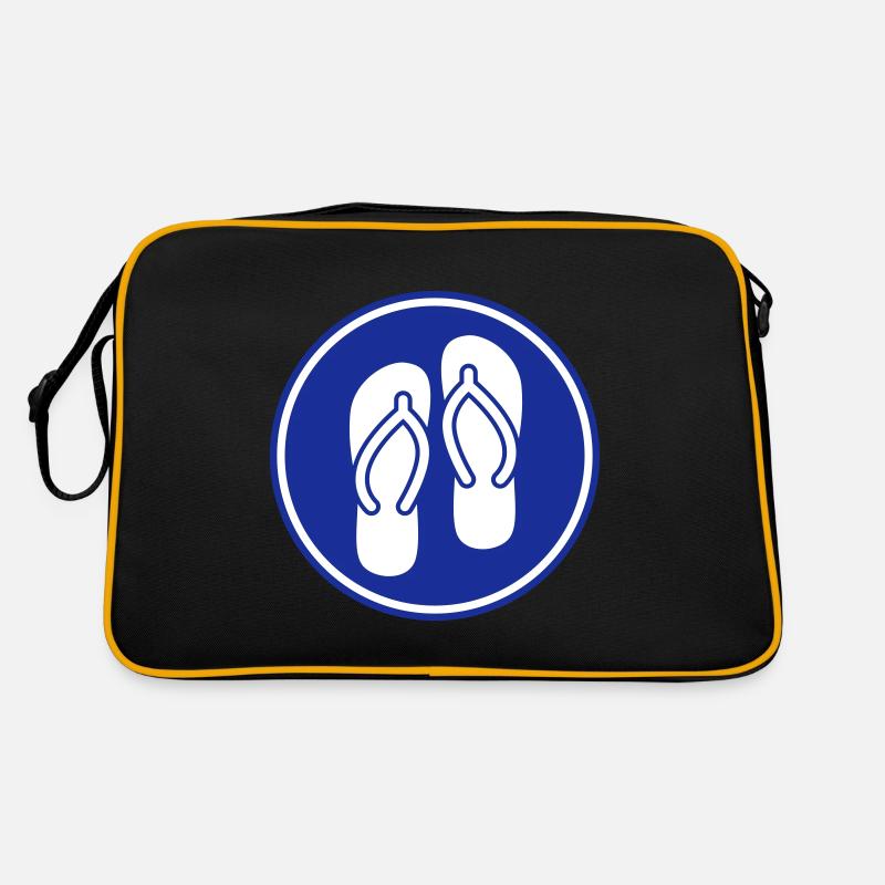 Badelatschen icon Retro Tasche