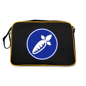 Symbole de la carotte - Sac Retro - noir/or - Dos