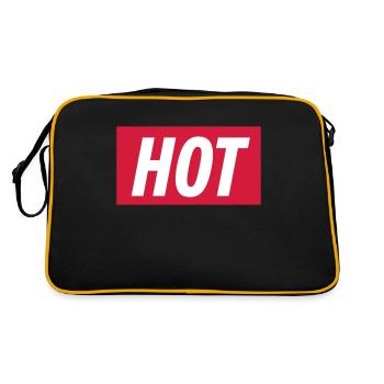 Hot - Retro Bag - black/gold - Back