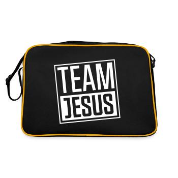 équipe jésus - Sac Retro - noir/or - Dos