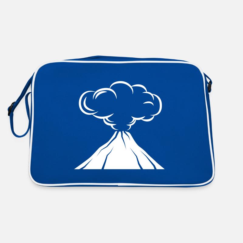 Icône de volcan Sac Retro