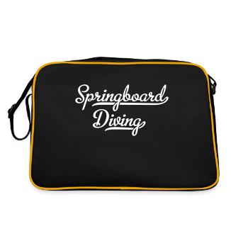 Plongée - Sac Retro - noir/or - Dos
