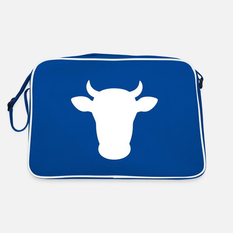 vache tête de vache Sac Retro