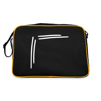 angular frame corner Vector - Retro Bag - black/gold - Back