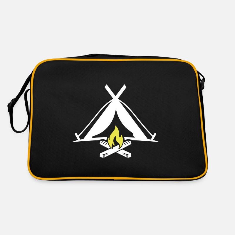 Camping zelten Retro Tasche
