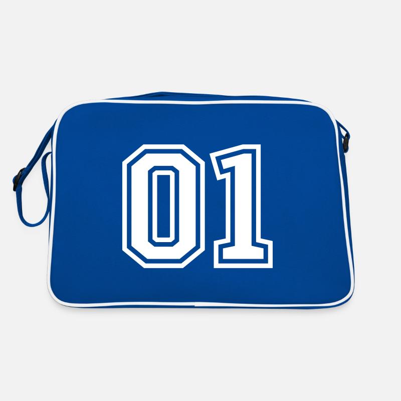 01 numéro un numéro Sac Retro