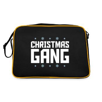 Christmas gang crew fête noël - Sac Retro - noir/or - Dos