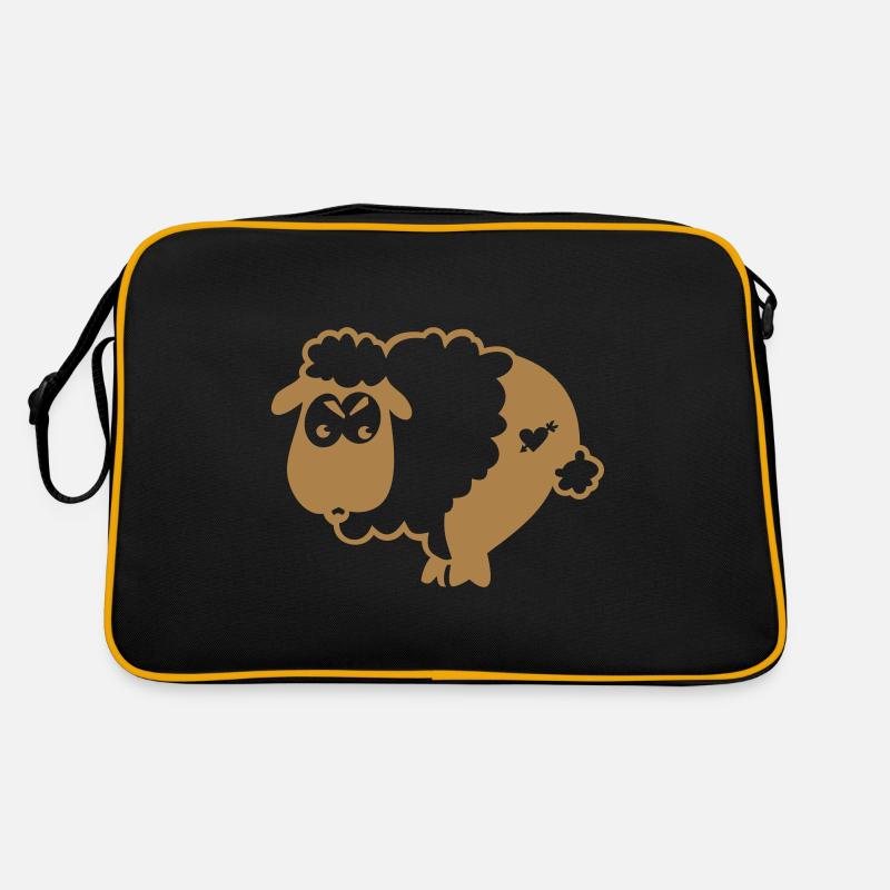 Half Shorn Sheep (1c) Retro Bag