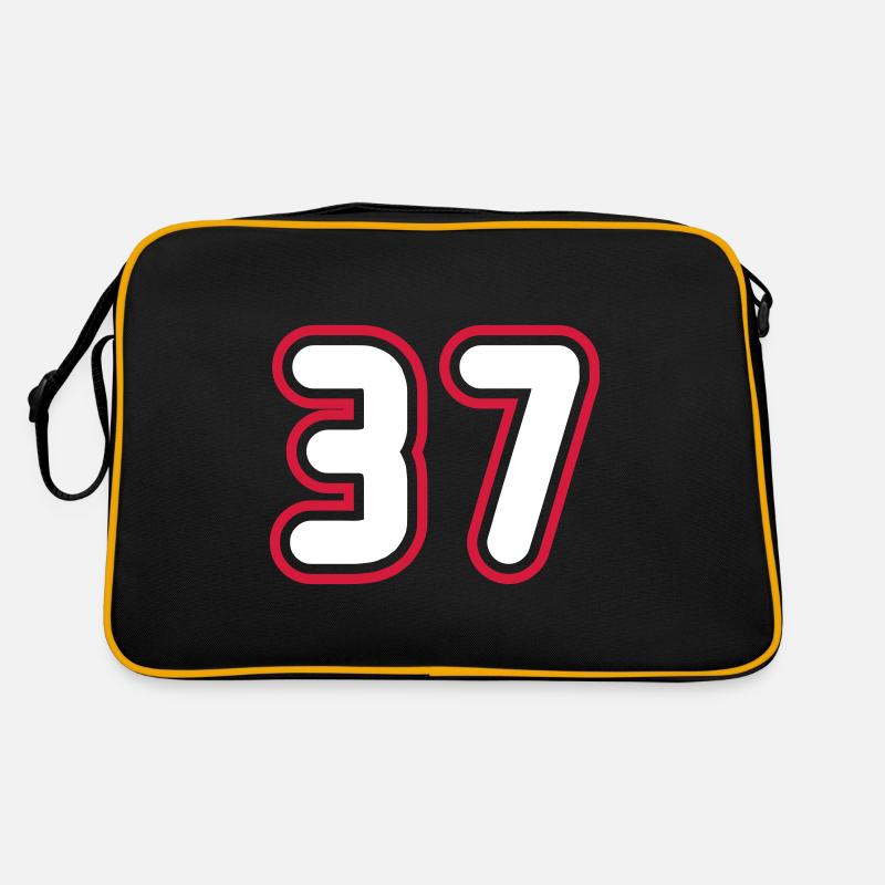 37 Numéro de numéro Sac Retro