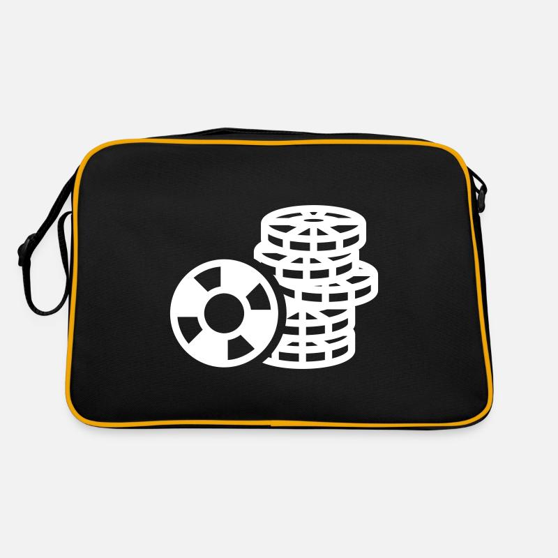 Icône de jeton de poker Sac Retro