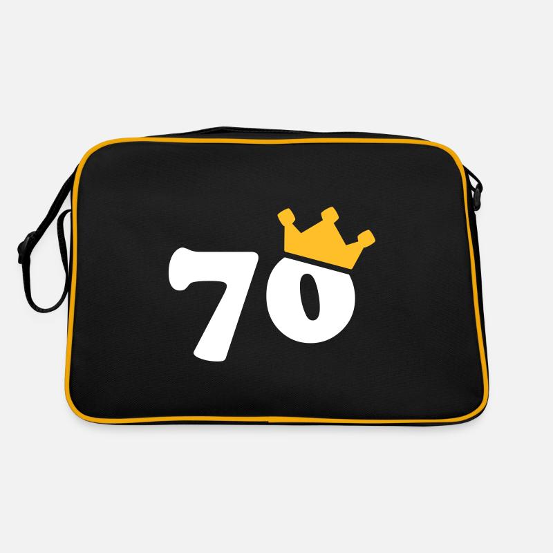 70 couronne 70 anniversaire 70 ans Sac Retro