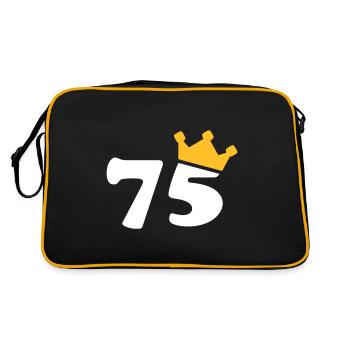 75 Krone 75e anniversaire 75 ans - Sac Retro - noir/or - Dos
