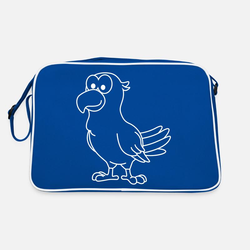 Papagai Comic Tier Retro Tasche