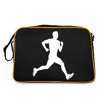 Course à pied Sprint Silhouette - Sac Retro - noir/or - Dos