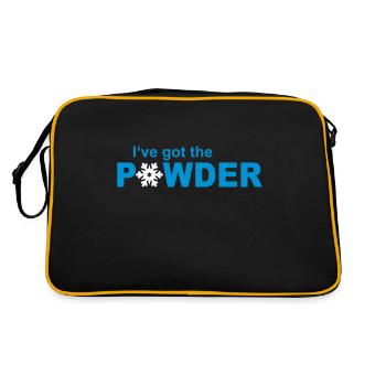 snow - Retro Bag - black/gold - Back