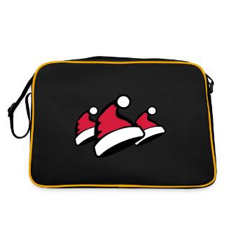 Bonnet de Noël chapeau de père Noël - Sac Retro - noir/or - Dos