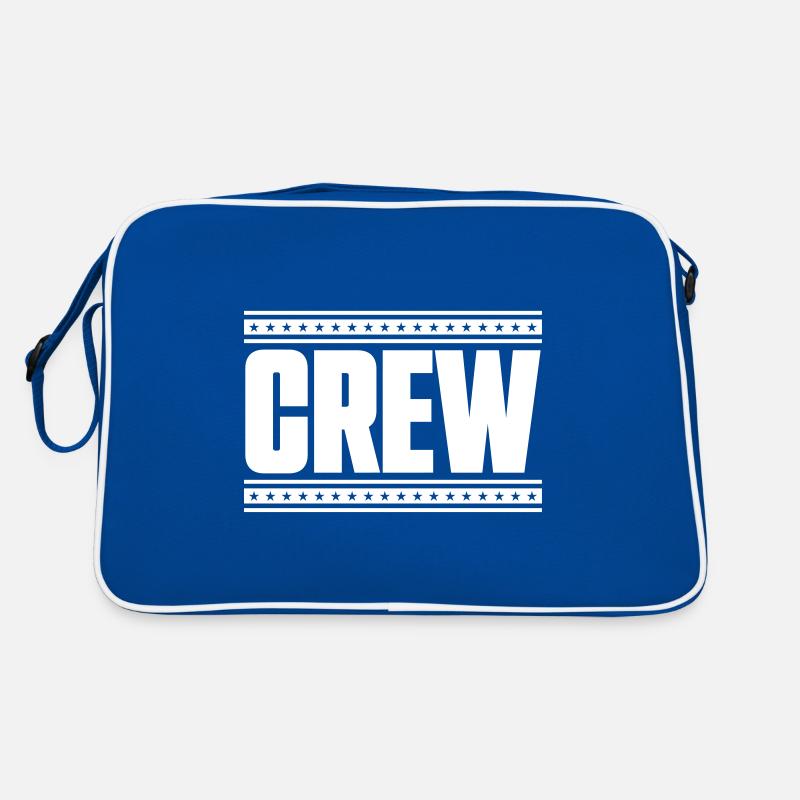 crew dashed star line Retro Bag