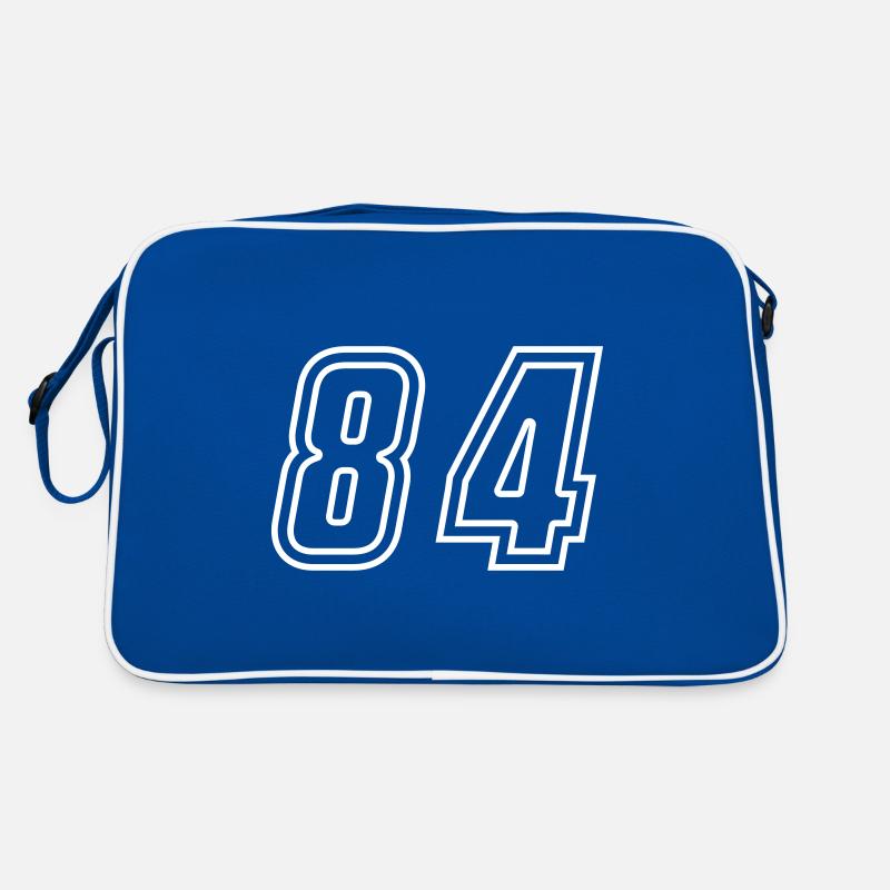 84 Numéro de numéro Sac Retro