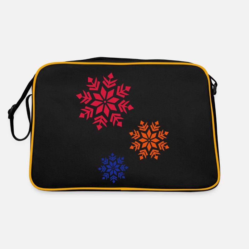 Flocon de neige d’hiver Sac Retro
