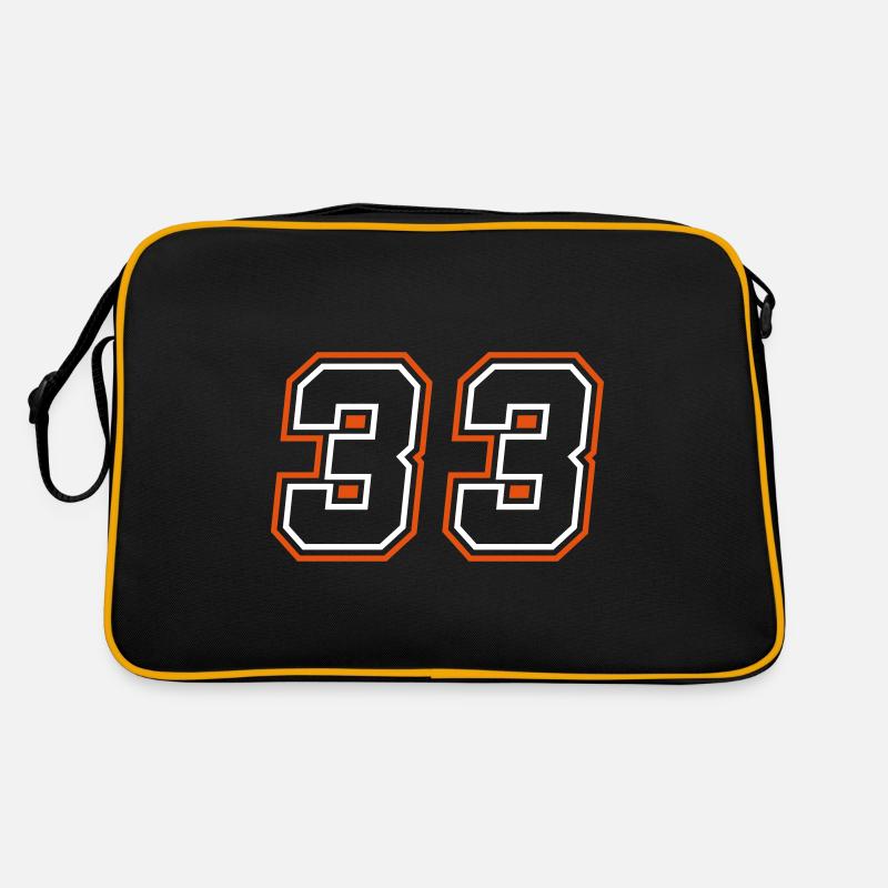 33 Symbole numérique Sac Retro