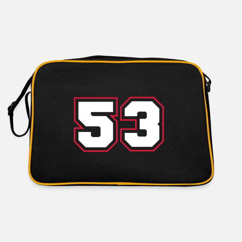 53 Symbole numérique Sac Retro