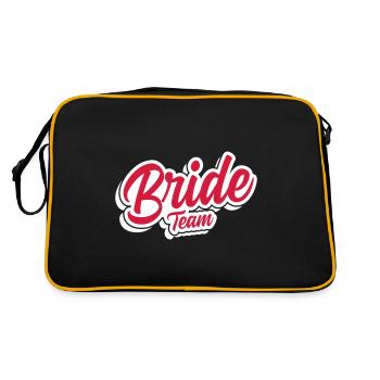 Mariage de l’équipe Mariage - Sac Retro - noir/or - Dos