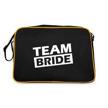 Devis de mariage de l’équipe de la mariée - Sac Retro - noir/or - Dos