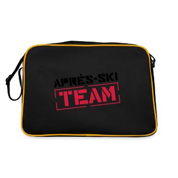 équipe après ski - Sac Retro - noir/or - Dos