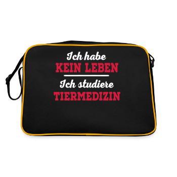 médecine vétérinaire - Sac Retro - noir/or - Dos