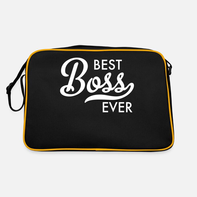 Bester Boss der Welt Retro Tasche