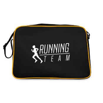 running team - Sac Retro - noir/or - Dos