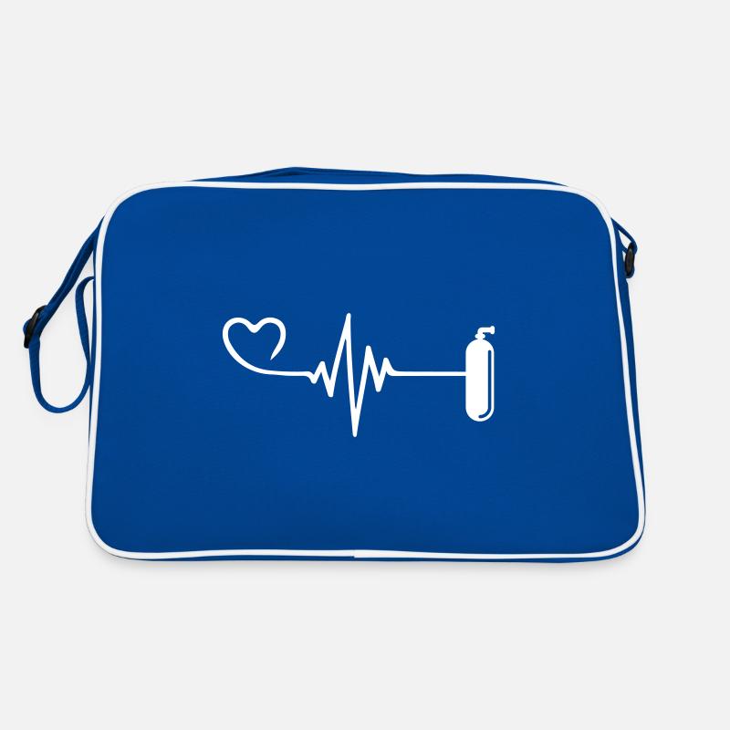 Oxygen Diving Pulse Heart Retro Bag