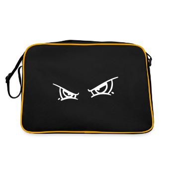 Vector Yeux de monstres - Sac Retro - noir/or - Dos
