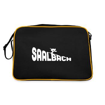 Ski holiday Saalbach 2019 - Retro Bag - black/gold - Back
