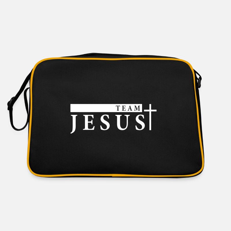 jesus team kreuz Retro Tasche