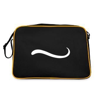 Underline line swing line Swash Swosh - Retro Bag - black/gold - Back