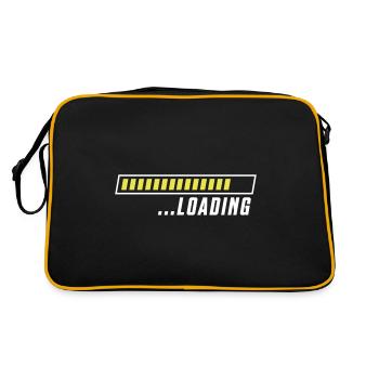 loading bar icon - Retro Bag - black/gold - Back