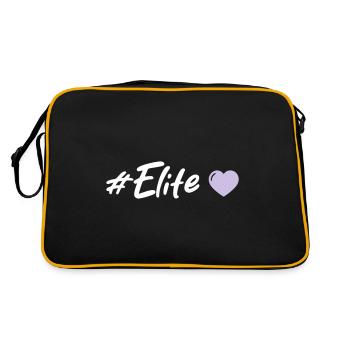 Elite Heart - Retro Bag - black/gold - Back