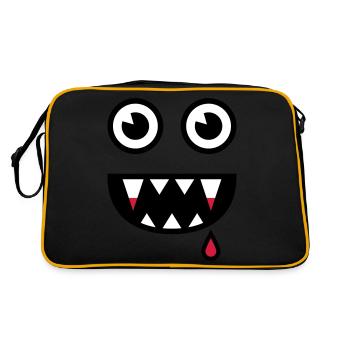 Petit vampire / Petit vampire - Sac Retro - noir/or - Dos