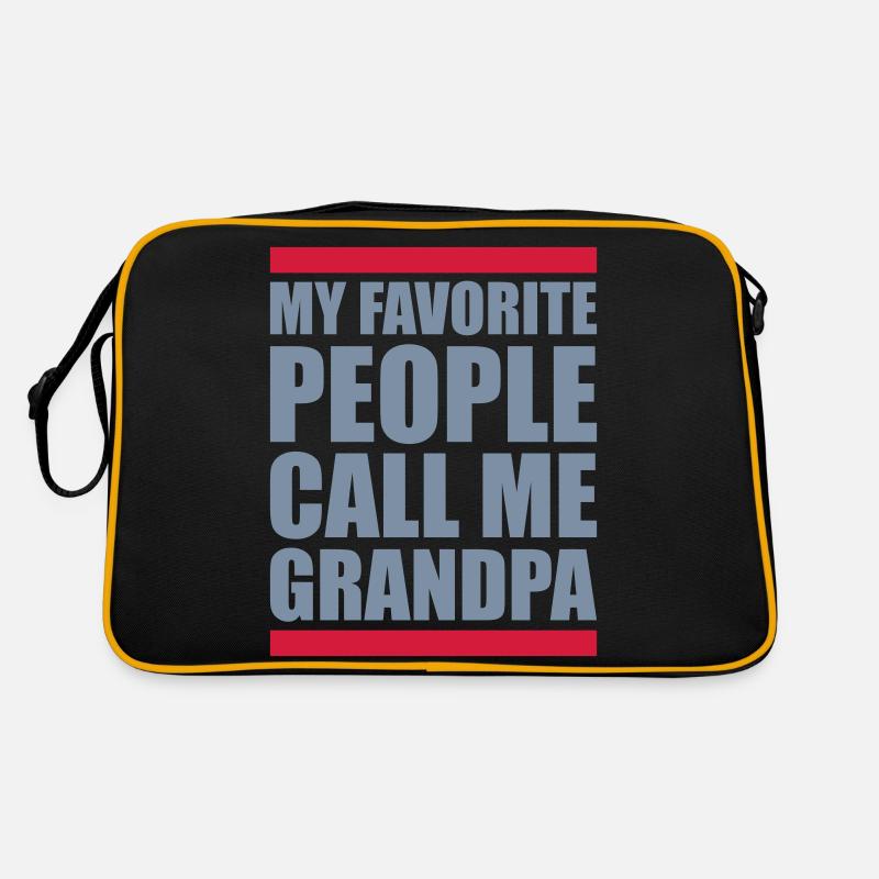 People Call Me Grandpa Retro Tasche