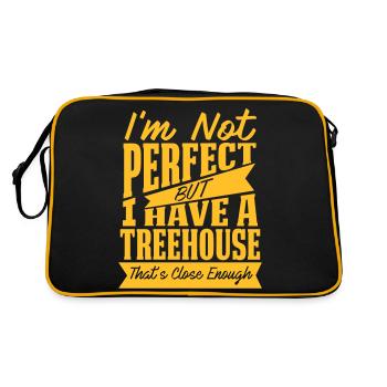 PARFAIT AVEC CABANE DANS LES ARBRES - Sac Retro - noir/or - Dos