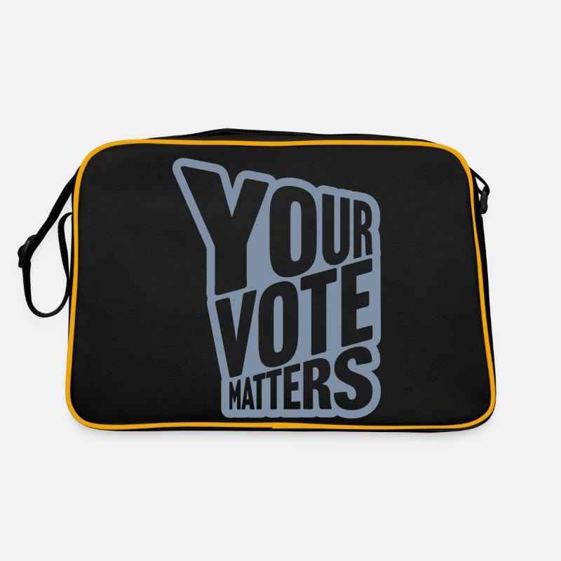 your vote matters quote Retro Bag