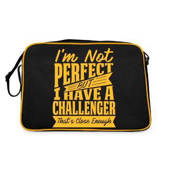 PERFECT WITH CHALLENGER - Retro Bag - black/gold - Back