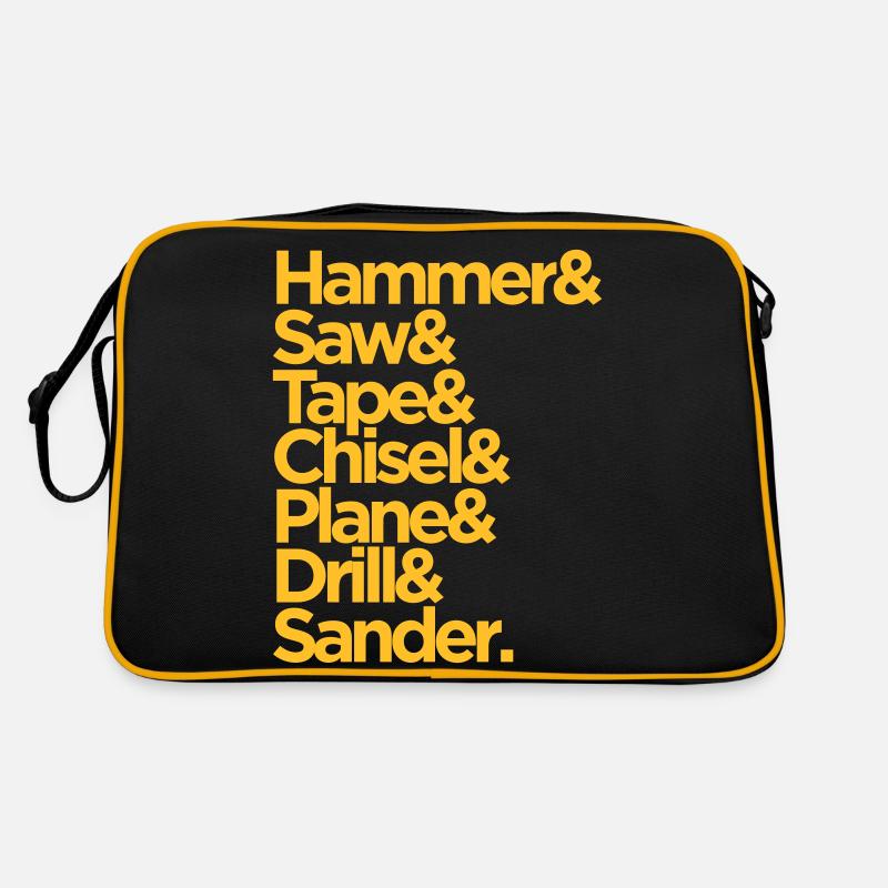 Funny Carpenter Tools Retro Bag
