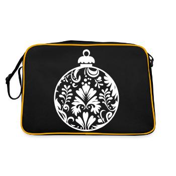 Bauble of Christmas - Retro Bag - black/gold - Back