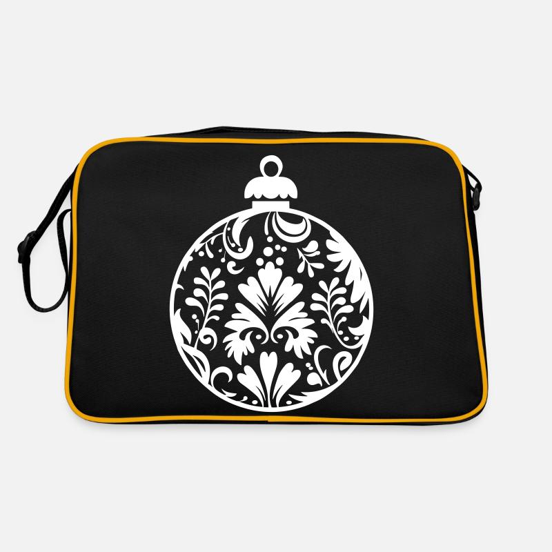 Christbaumkugel Retro Tasche